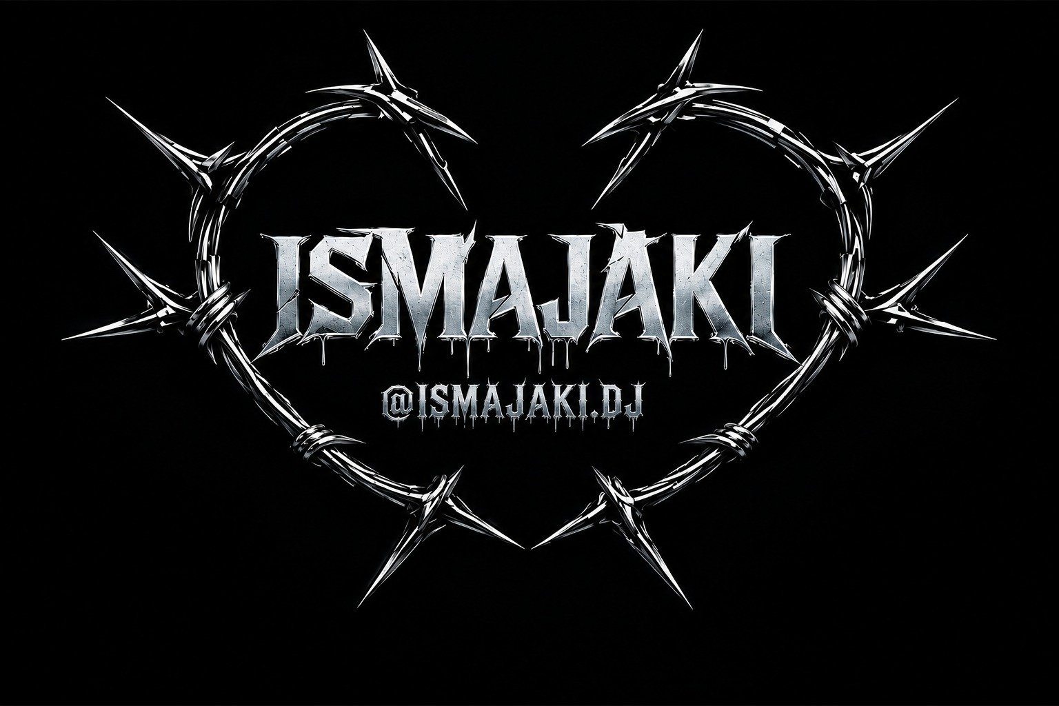 Logotipo de ISMAJAKI: corazón de alambre de espino