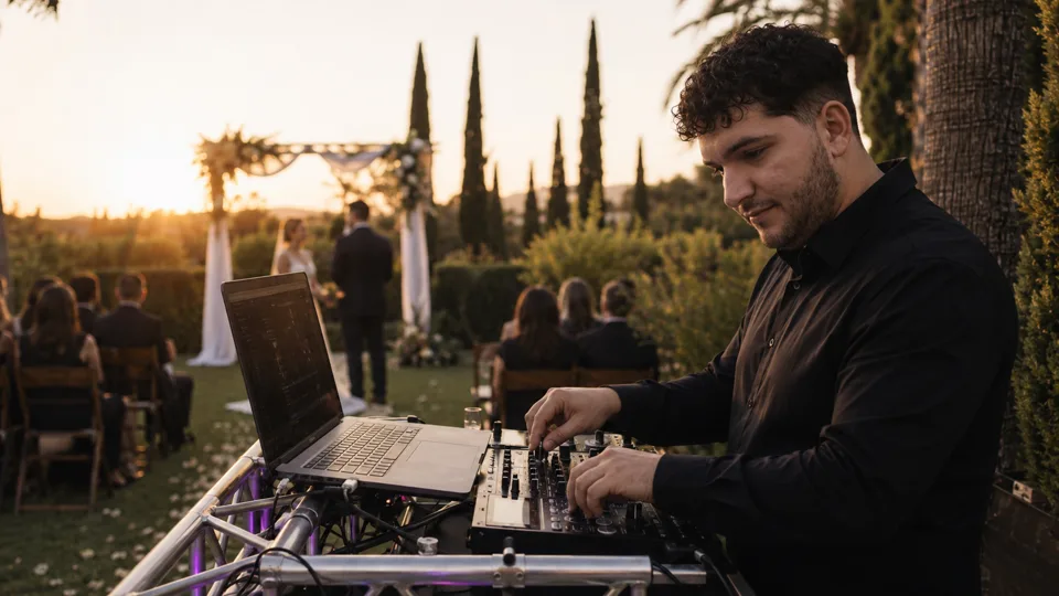 Escena ilustrativa generada con IA: Ismael en ceremonia